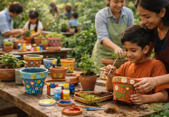 Terracotta Pot Painting Workshop