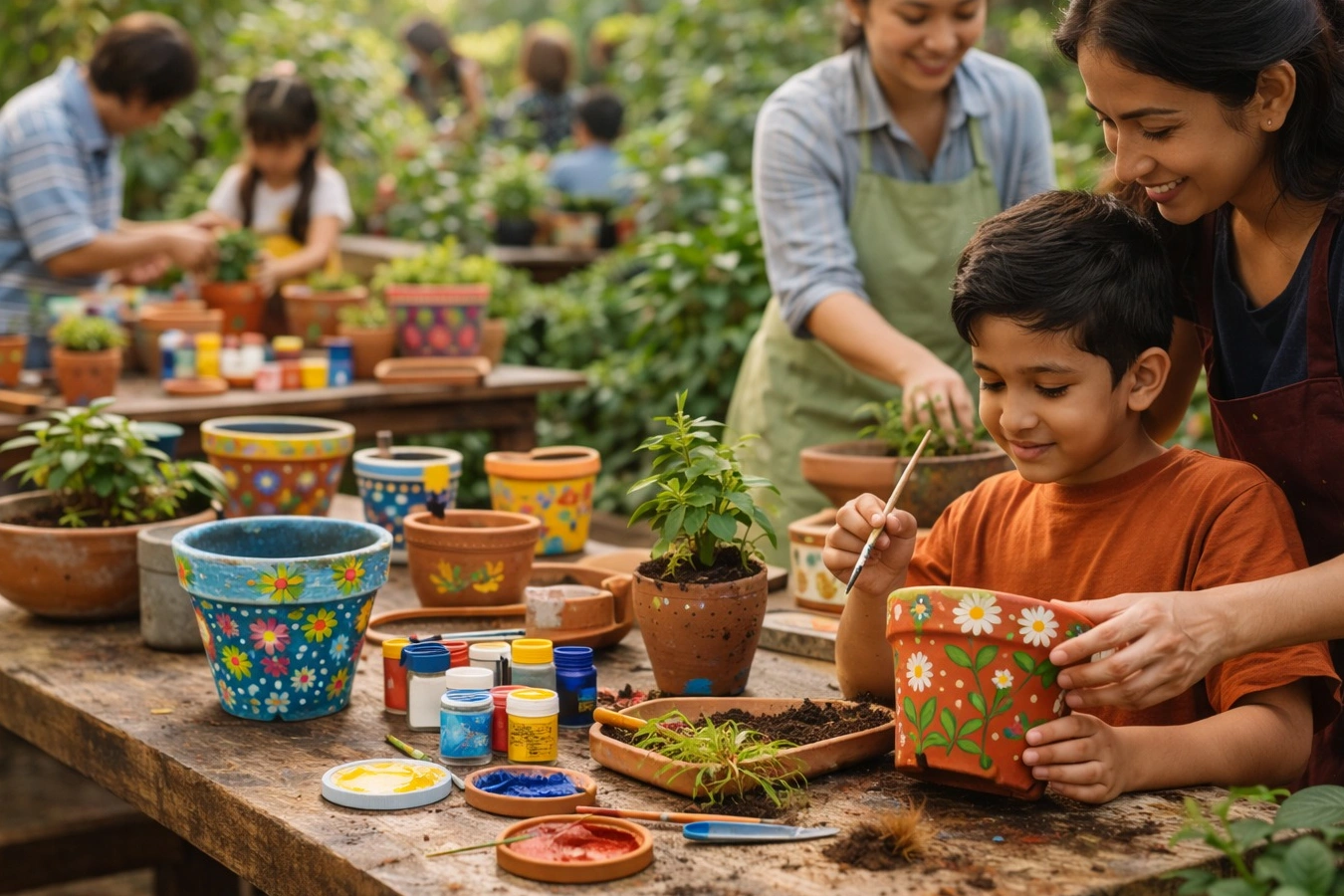 Terracotta Pot Painting Workshop